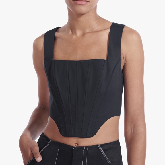 Staud Alice corset top, size 8 - Picture 1 of 7